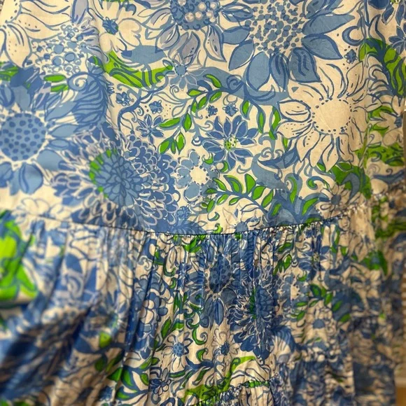 Lilly Pulitzer TRINA DRESS“Frenchie blue suns out”🔥